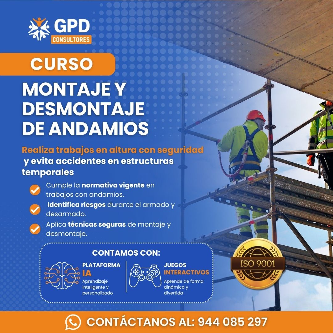 MONTAJE Y DESMONTAJE DE ANDAMIOS MULTIDIRECCIONAL(4H)